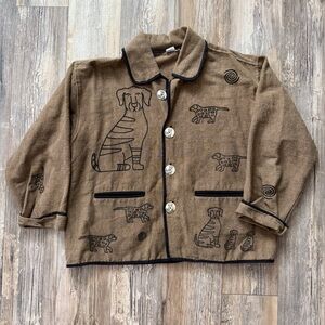 VENUS Imports Cotton Brown Dog Jacket